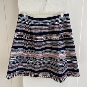 J.Crew Factory PRINTED SATEEN SKIRT